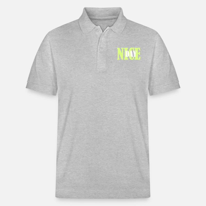 Nice day 1 - Stanley/Stella Unisex Bio-Poloshirt PREPSTER - Grau meliert