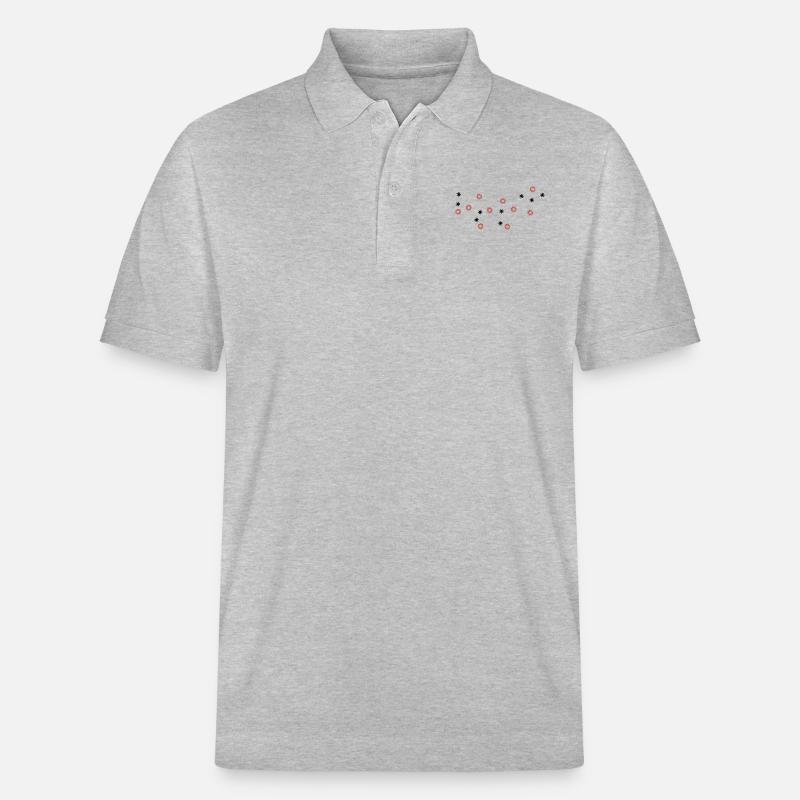 blümchen - Stanley/Stella Unisex Bio-Poloshirt PREPSTER - Grau meliert