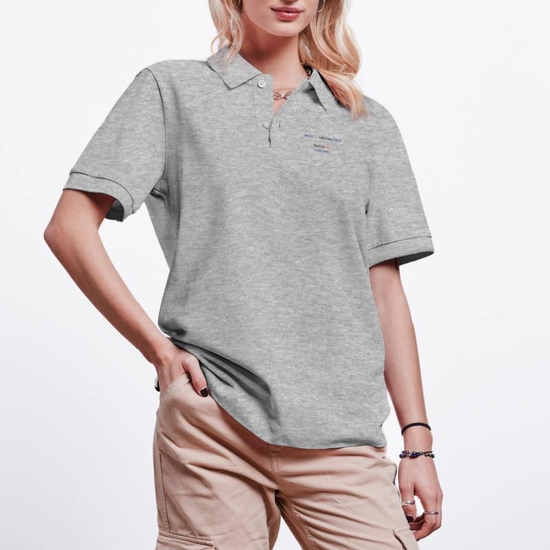 CONTINUE HUSTLE WHILE NOT RETIRED - JAVA CODE Stanley/Stella Unisex Bio-Poloshirt PREPSTER