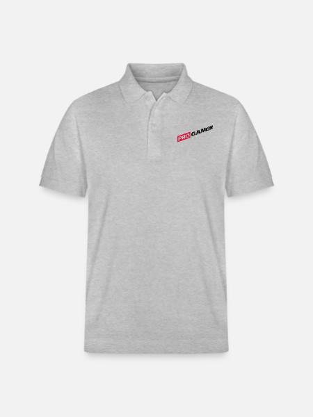 eSport Pro Gamer - Stanley/Stella Unisex Organic Polo Shirt PREPSTER - heather grey