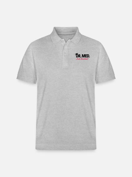 Médecin - Polo PREPSTER bio Stanley/Stella Unisexe - gris chiné