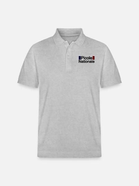 Picole nationale - Polo PREPSTER bio Stanley/Stella Unisexe - gris chiné