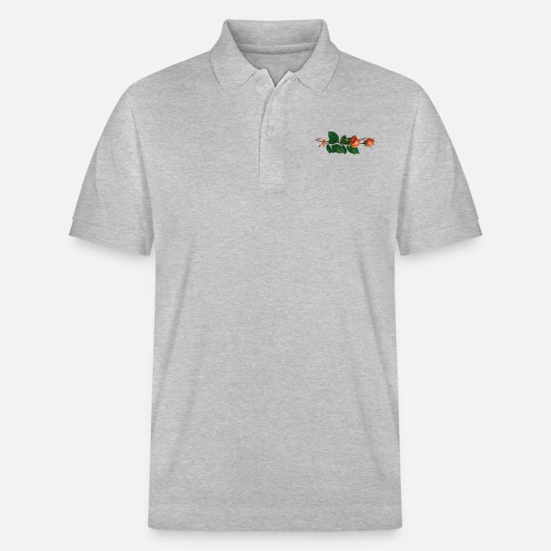 Rose - Polo PREPSTER bio Stanley/Stella Unisexe - gris chiné