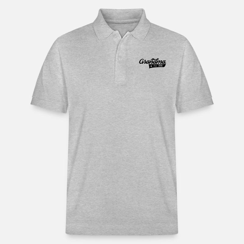 Großmutter 2018 - Stanley/Stella Unisex Bio-Poloshirt PREPSTER - Grau meliert
