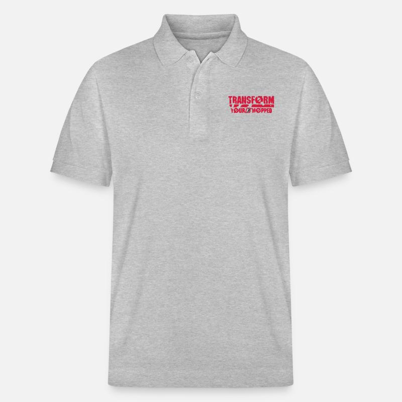 Transform / Retro - Stanley/Stella Unisex Bio-Poloshirt PREPSTER - Grau meliert