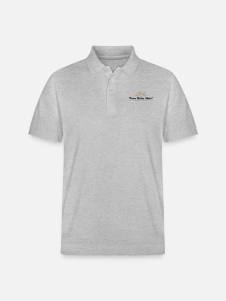 Team Baker Street - Stanley/Stella Unisex Bio-Poloshirt PREPSTER - Grau meliert