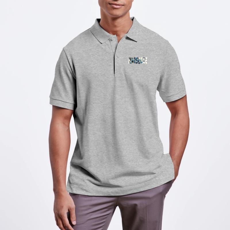 Marseille stylized comic book design Stanley/Stella Unisex Organic Polo Shirt PREPSTER