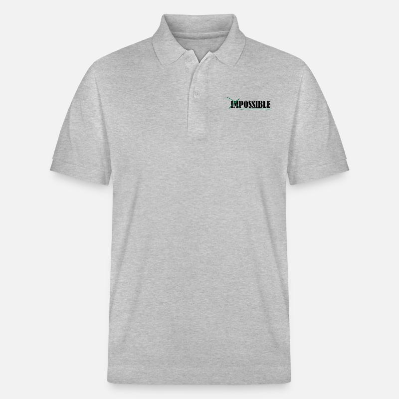 Impossible - Stanley/Stella Unisex Organic Polo Shirt PREPSTER - heather grey
