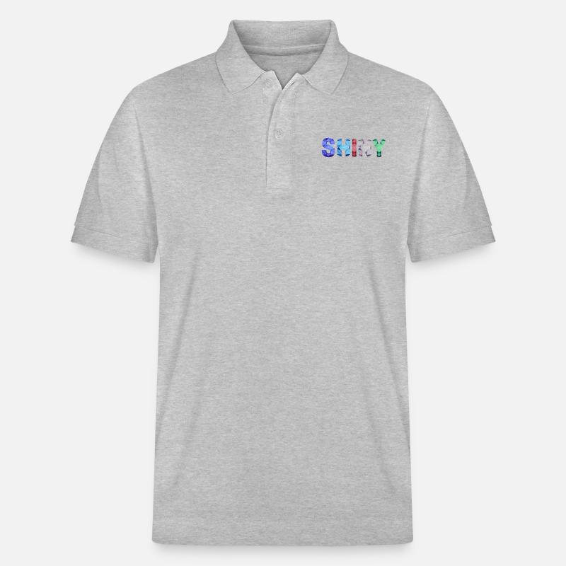 Shiny - Stanley/Stella Unisex Bio-Poloshirt PREPSTER - Grau meliert