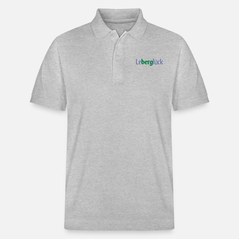leBERGlück - Stanley/Stella Unisex Bio-Poloshirt PREPSTER - Grau meliert