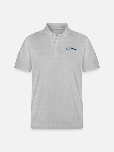 berge_002 - Stanley/Stella Unisex Organic Polo Shirt PREPSTER - heather grey