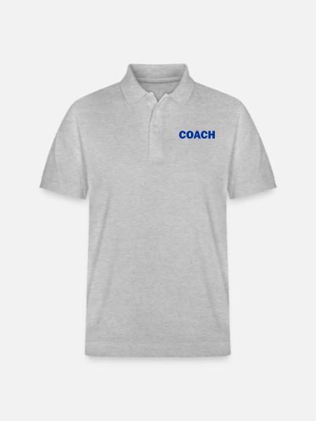 Coach - Stanley/Stella Unisex Bio-Poloshirt PREPSTER - Grau meliert