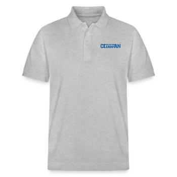 Club Fan - Stanley/Stella Unisex Organic Polo Shirt PREPSTER - heather grey - Front - Roxy (174cm) & Andy (188cm)