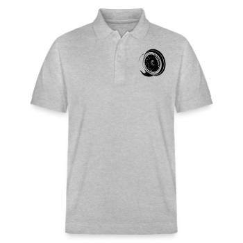 wheel rim - Stanley/Stella Unisex Bio-Poloshirt PREPSTER - Grau meliert - Vorne - Roxy (174cm) & Andy (188cm)