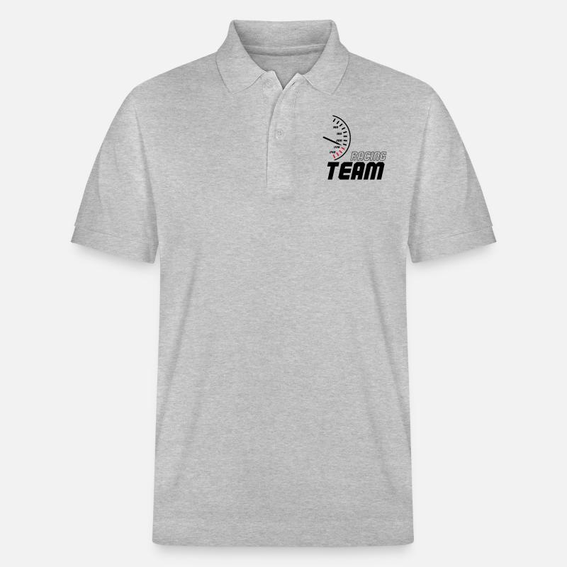 racing_team_01 - Polo PREPSTER bio Stanley/Stella Unisexe - gris chiné