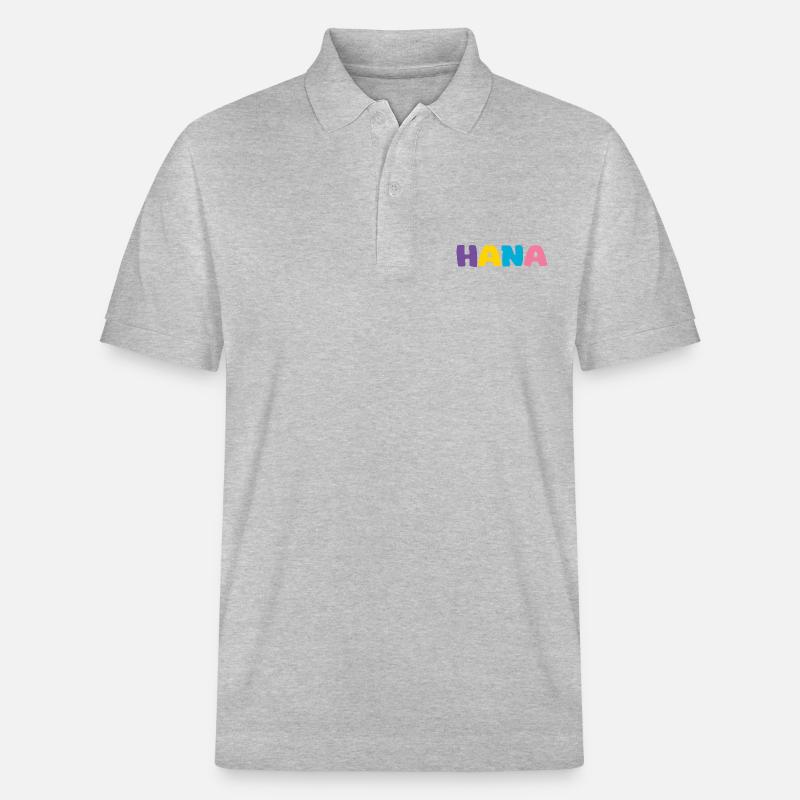 Name - Hana - Stanley/Stella Unisex Bio-Poloshirt PREPSTER - Grau meliert