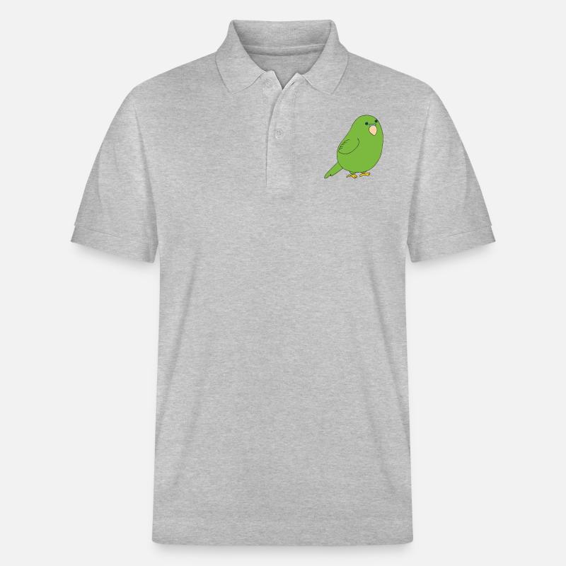 perruche ondulée - Polo PREPSTER bio Stanley/Stella Unisexe - gris chiné