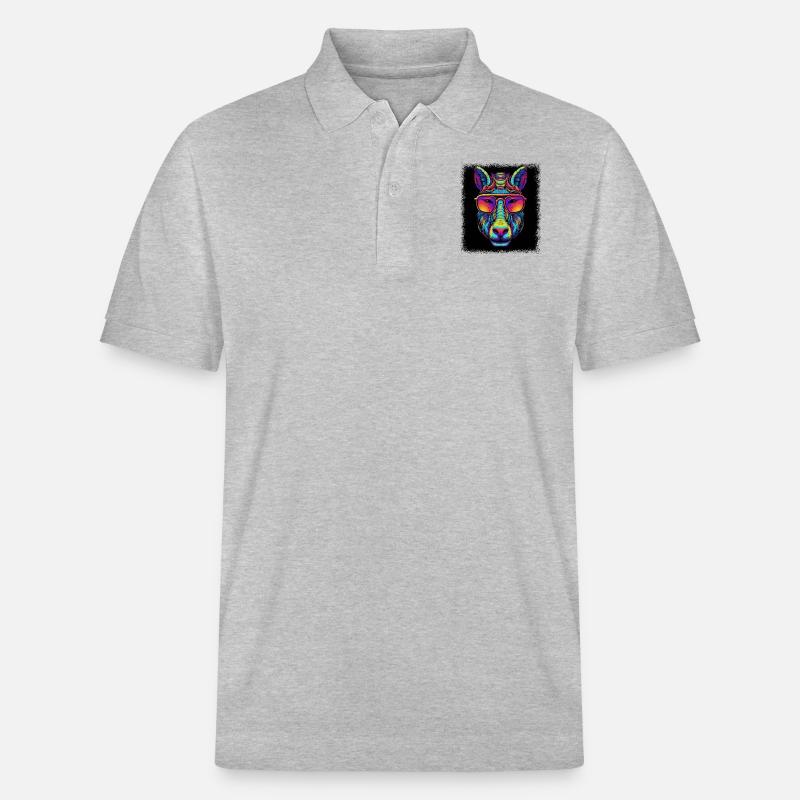 pur-sang citation cheval dictons cavalier - Polo PREPSTER bio Stanley/Stella Unisexe - gris chiné