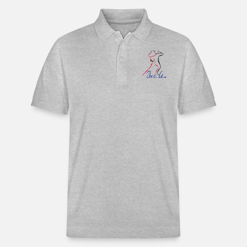 Tango Dos en Uno - Stanley/Stella Unisex Bio-Poloshirt PREPSTER - Grau meliert