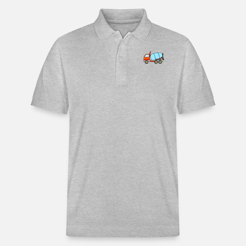 Construction construction construction - Polo PREPSTER bio Stanley/Stella Unisexe - gris chiné