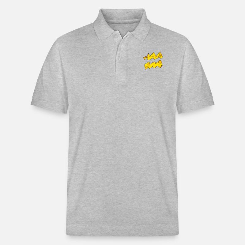 Sternzeichen Wassermann - Stanley/Stella Unisex Bio-Poloshirt PREPSTER - Grau meliert