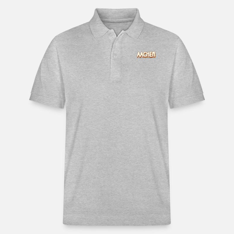 Aachenerin Aachener Aachen - Stanley/Stella Unisex Bio-Poloshirt PREPSTER - Grau meliert