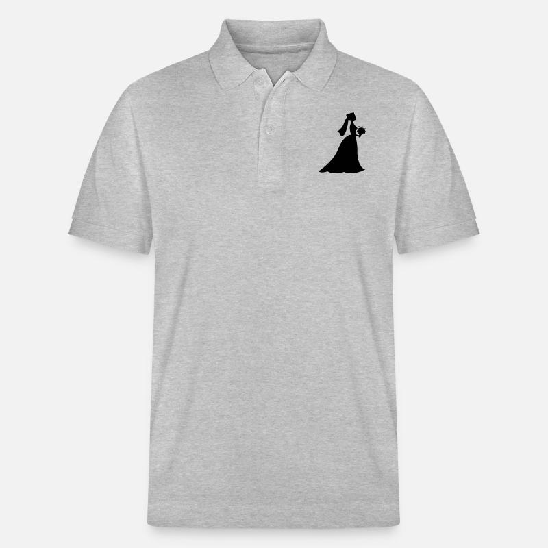 braut - Stanley/Stella Unisex Bio-Poloshirt PREPSTER - Grau meliert