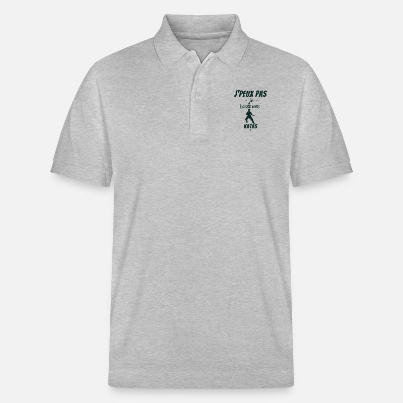 KARATE - Stanley/Stella Unisex Bio-Poloshirt PREPSTER - Grau meliert