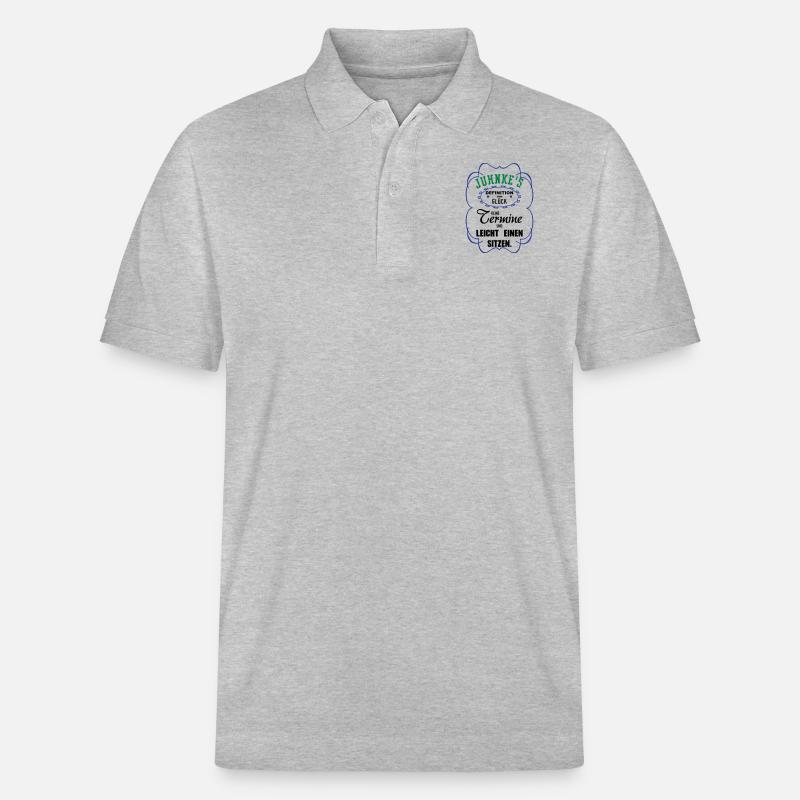 Leicht einen sitzen - Stanley/Stella Unisex Bio-Poloshirt PREPSTER - Grau meliert