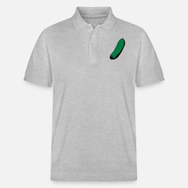 Gurke - Stanley/Stella Unisex Bio-Poloshirt PREPSTER - Grau meliert