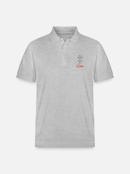 Jesus Christ of Nazareth Faith Bible Jesus - Stanley/Stella Unisex Organic Polo Shirt PREPSTER - heather grey