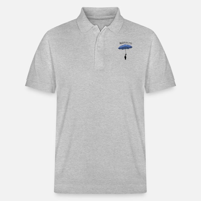 Kafka am Strand - Stanley/Stella Unisex Bio-Poloshirt PREPSTER - Grau meliert