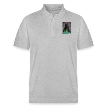 Halloween 8 - Stanley/Stella Unisex Bio-Poloshirt PREPSTER - Grau meliert - Vorne - Roxy (174cm) & Andy (188cm)