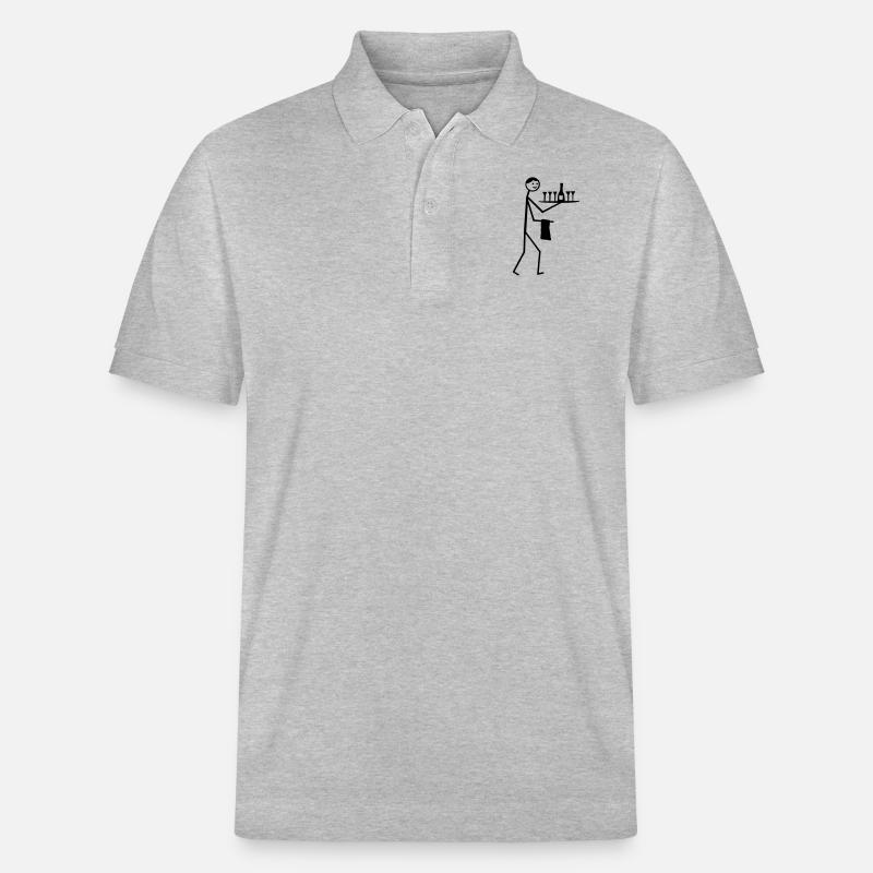 Kellner - Stanley/Stella Unisex Bio-Poloshirt PREPSTER - Grau meliert