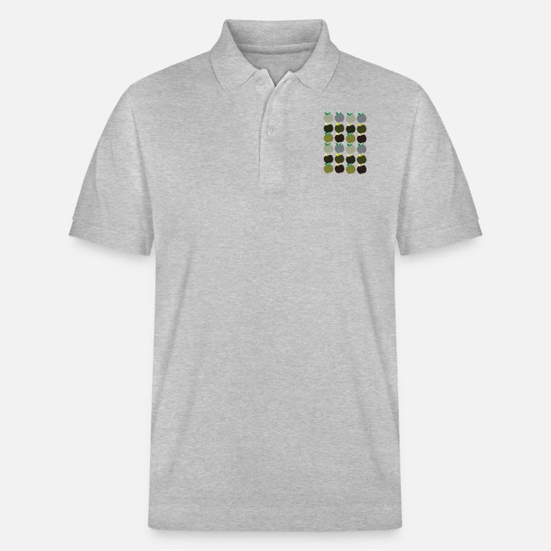 apfelmuster 2 - Stanley/Stella Unisex Bio-Poloshirt PREPSTER - Grau meliert