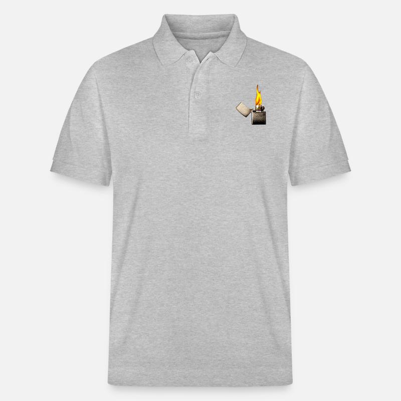 Light it - Stanley/Stella Unisex Bio-Poloshirt PREPSTER - Grau meliert