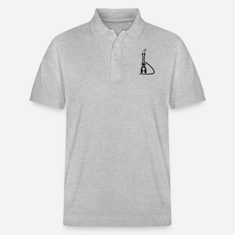 Hookah Fan - Stanley/Stella Unisex Bio-Poloshirt PREPSTER - Grau meliert