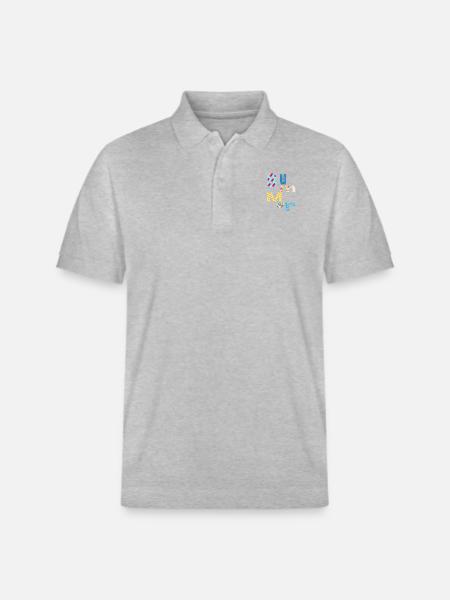 Summer / Sommer - Stanley/Stella Unisex Bio-Poloshirt PREPSTER - Grau meliert