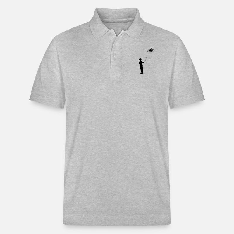 Modèle radiocommandé hélicoptère télécommande - Polo PREPSTER bio Stanley/Stella Unisexe - gris chiné