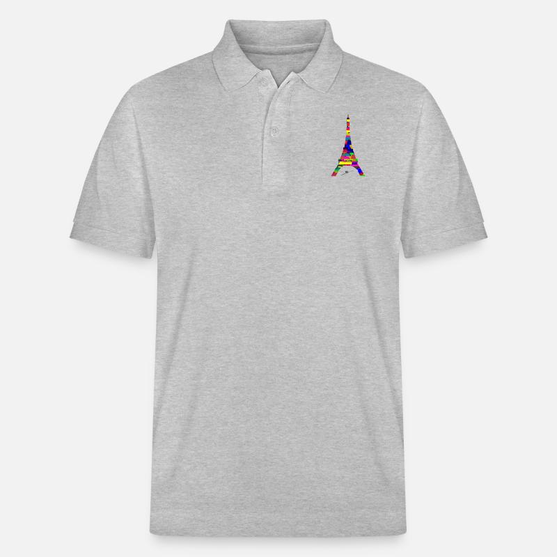Eiffel Kunst - Stanley/Stella Unisex Bio-Poloshirt PREPSTER - Grau meliert