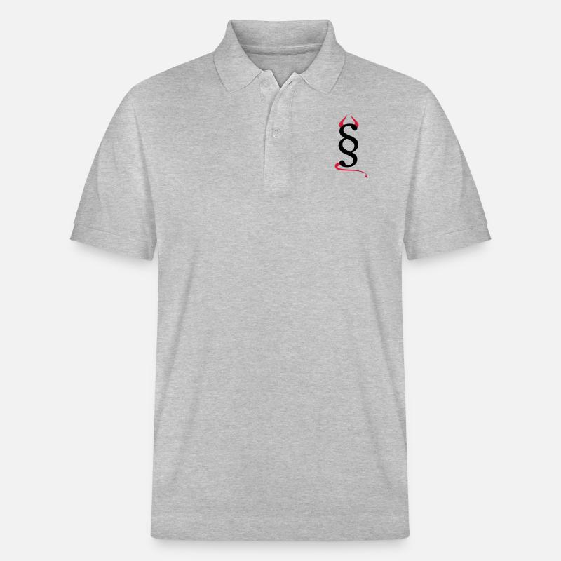 Devils Paragraph - Stanley/Stella Unisex Bio-Poloshirt PREPSTER - Grau meliert