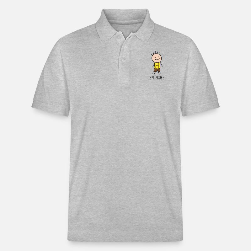 Spitzbube - Stanley/Stella Unisex Bio-Poloshirt PREPSTER - Grau meliert