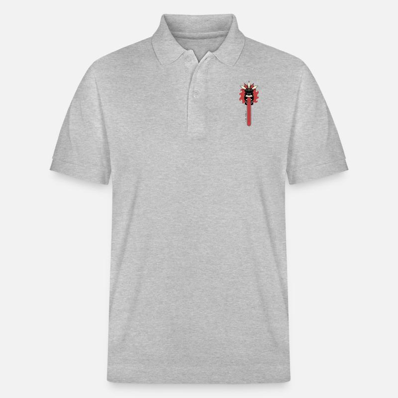 Tiki-Sprache - Stanley/Stella Unisex Bio-Poloshirt PREPSTER - Grau meliert