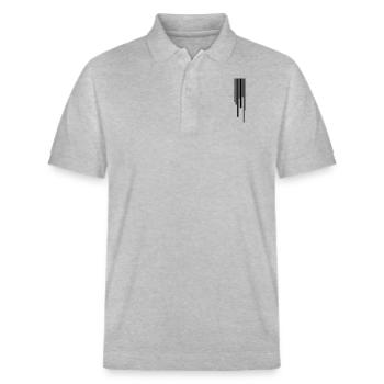 Nombreux modèle de traits - Polo PREPSTER bio Stanley/Stella Unisexe - gris chiné - Devant - Roxy (174cm) & Andy (188cm)