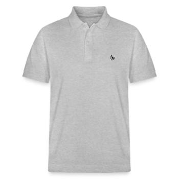 Name - Liv - Stanley/Stella Unisex Organic Polo Shirt PREPSTER - heather grey - Front - Roxy (174cm) & Andy (188cm)