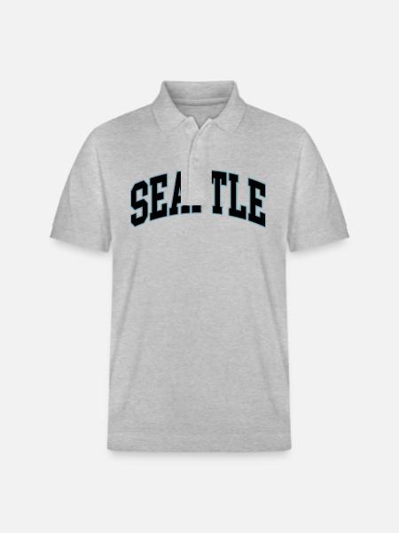 Seattle - Stanley/Stella Unisex Organic Polo Shirt PREPSTER - heather grey