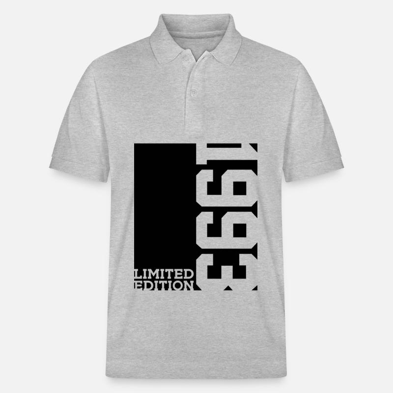 ÉDITION LIMITÉE 33E ANNIVERSAIRE 1993 - Polo PREPSTER bio Stanley/Stella Unisexe - gris chiné
