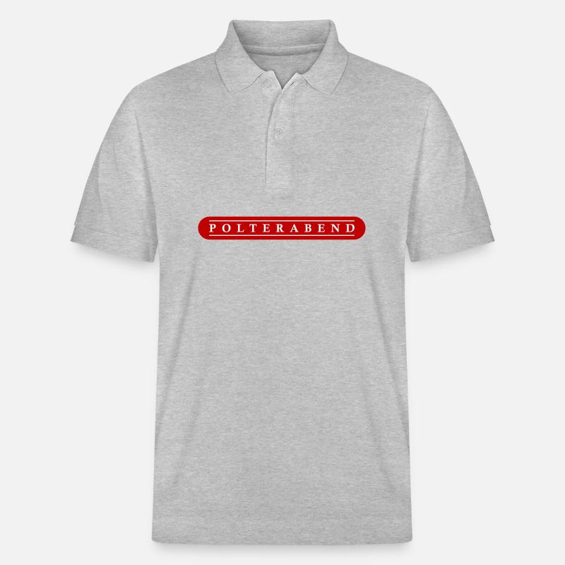 Polterabend Junggesellenabschied - Stanley/Stella Unisex Bio-Poloshirt PREPSTER - Grau meliert