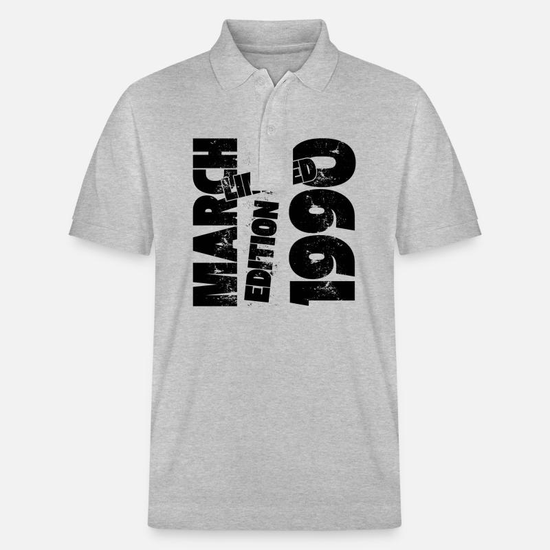 MARS LIMITED EDITION 1990 - Polo PREPSTER bio Stanley/Stella Unisexe - gris chiné