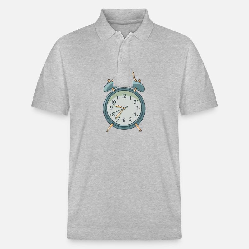 Wecker - Stanley/Stella Unisex Bio-Poloshirt PREPSTER - Grau meliert